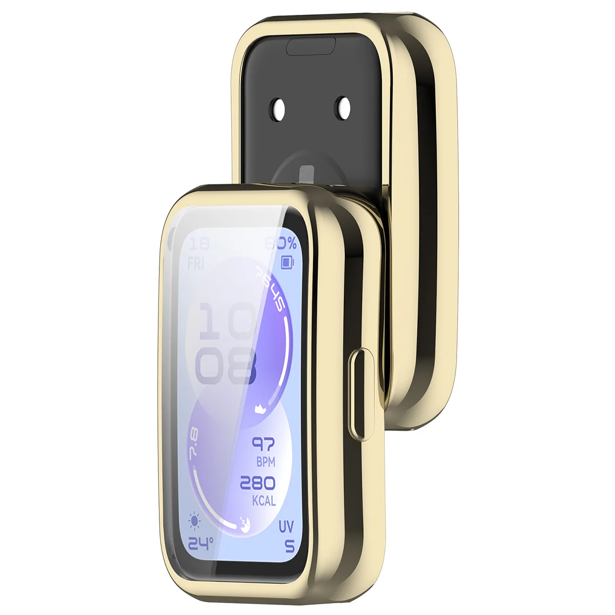 Front oraz przód etui Bizon Case Watch Felipe dla Huawei Band 11