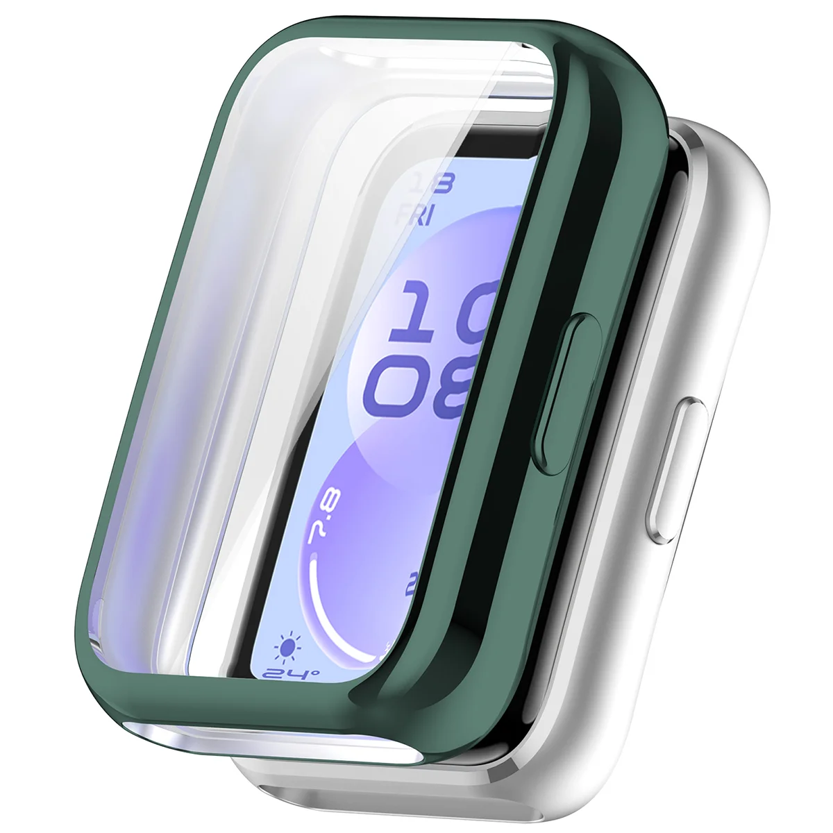 Plecki ze szkłem Bizon Case Watch Felipe dla Huawei Band 11