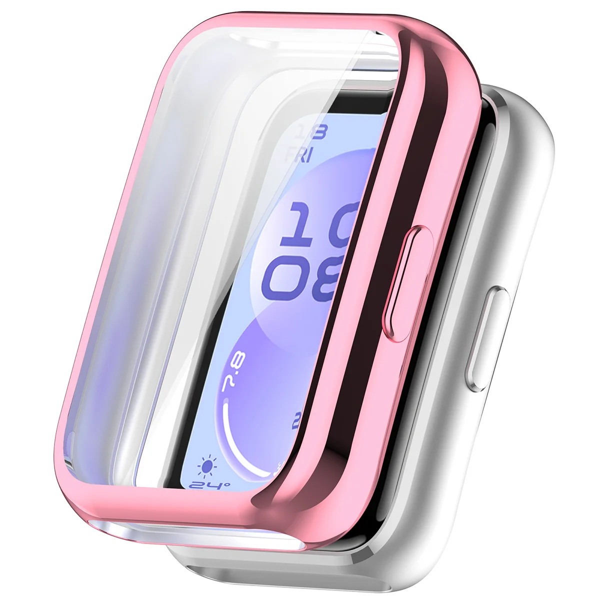 Plecki ze szkłem Bizon Case Watch Felipe dla Huawei Band 11