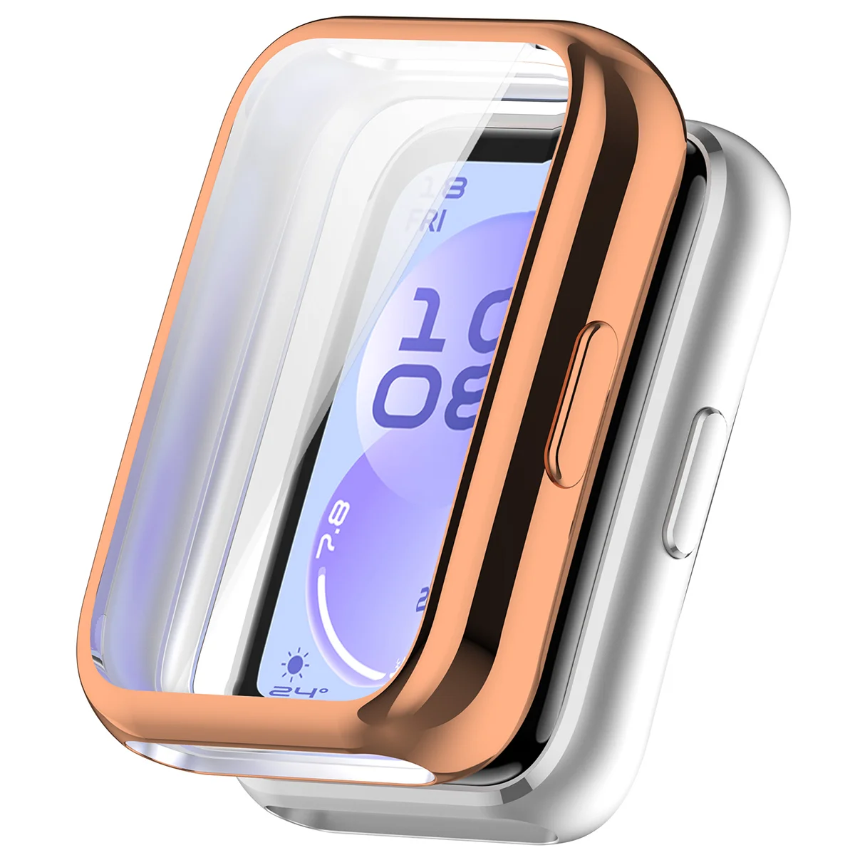 Plecki ze szkłem Bizon Case Watch Felipe dla Huawei Band 11