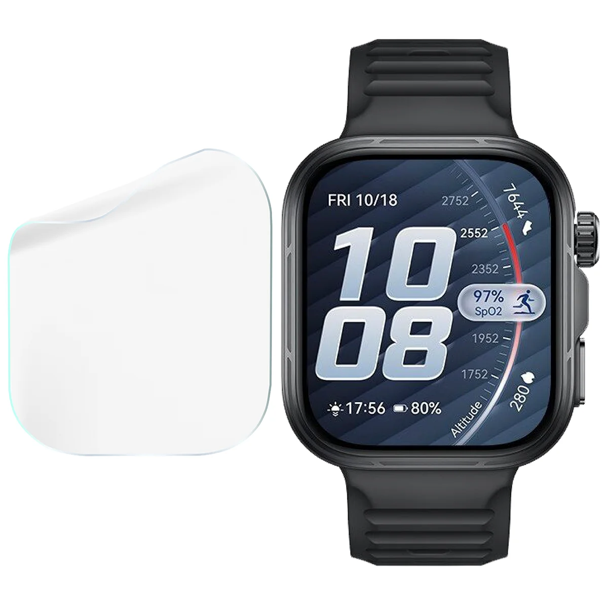 Bizon Watch Film Hydrogel Duo w zestawieniu z Huawei Watch Fit 5 Pro