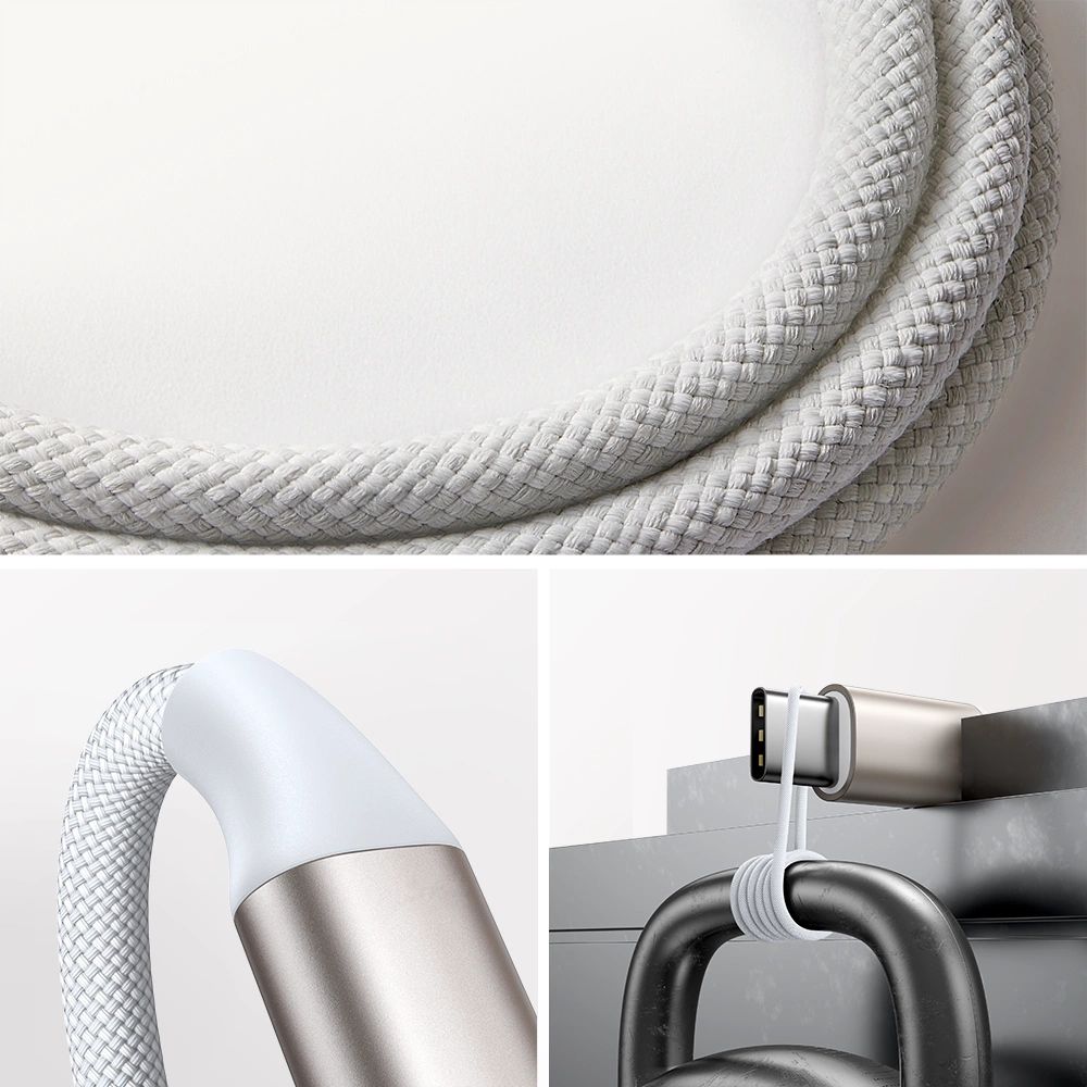 Ładowarka magnetyczna, indukcyjna Joyroom do Apple Watch USB-C, 1,2 m, biała