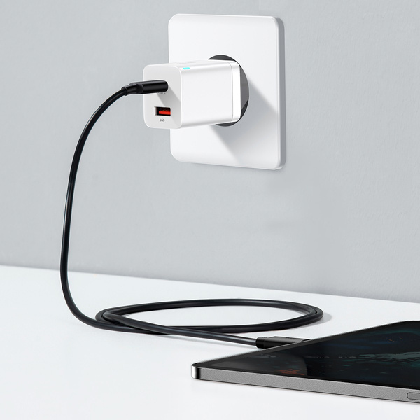 Ładowarka sieciowa Baseus Super Si Pro QC PD USB-A, USB-C, 30W , biała