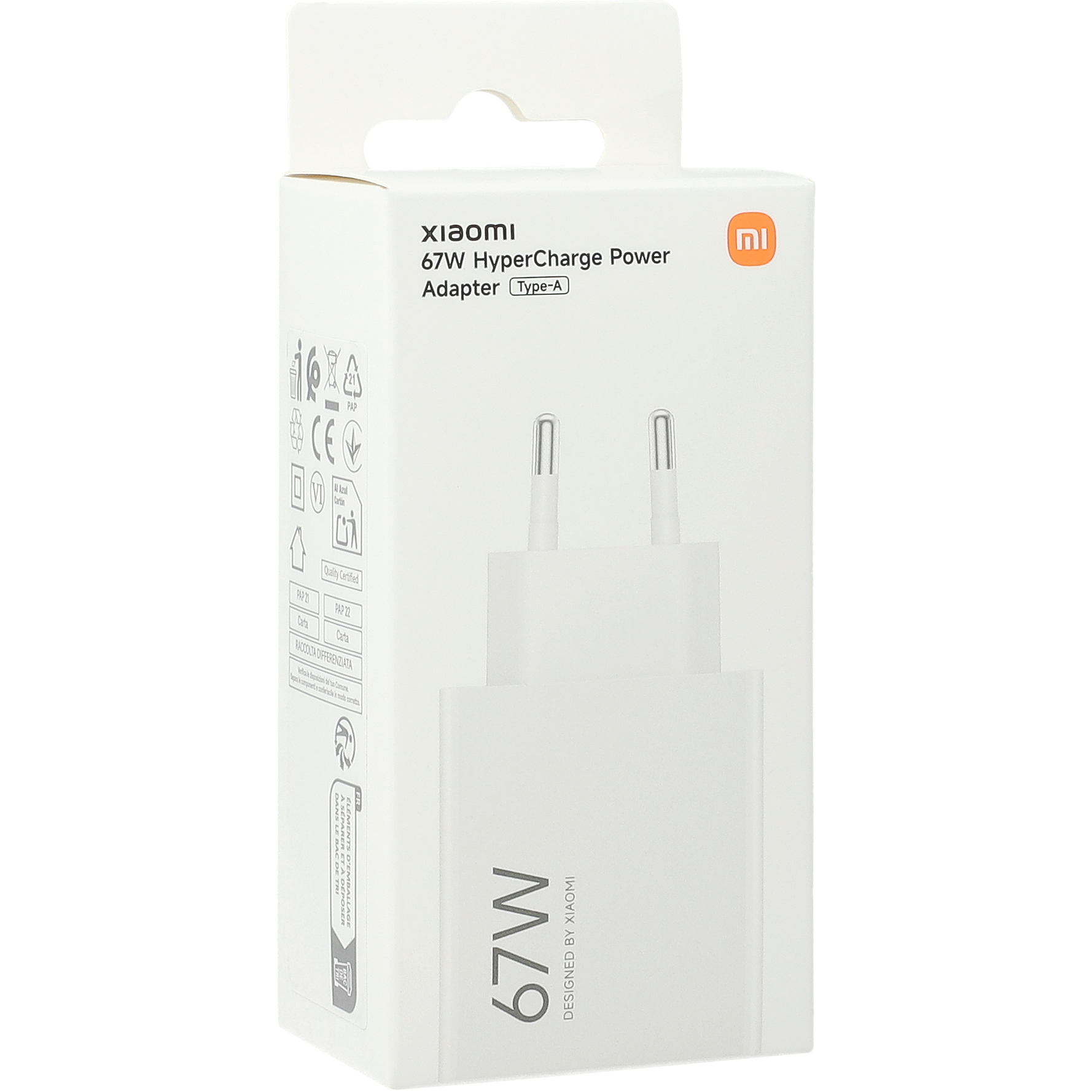 Ładowarka sieciowa Xiaomi HyperCharge 67W 1x USB-A, biała