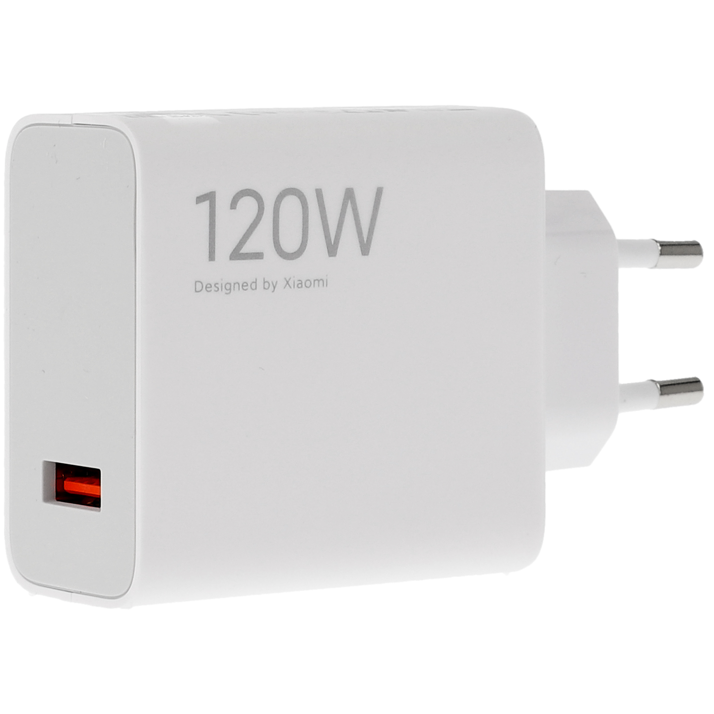 Szybka ładowarka sieciowa Xiaomi HyperCharge Combo 120W, 1x USB-A + kabel USB-A - USB-C o długości 1 metra, kolor biały