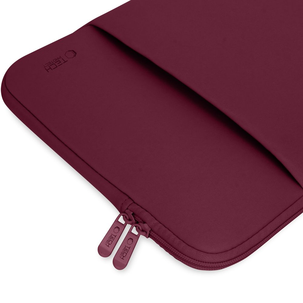 Etui Tech-Protect Neopren do laptopów 14", bordowe