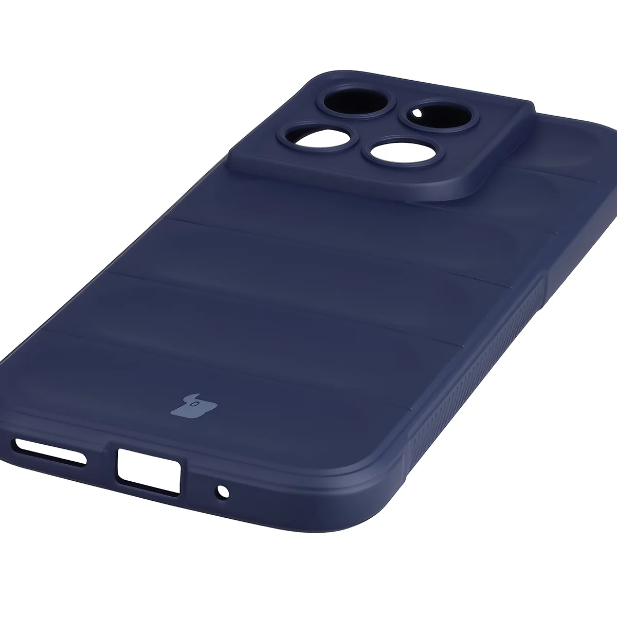 Precyzyjne wycięcia i kompatybilność z ładowaniem indukcyjnym w etui Bizon Case Tur do Motorola Moto G67 5G / G77 5G