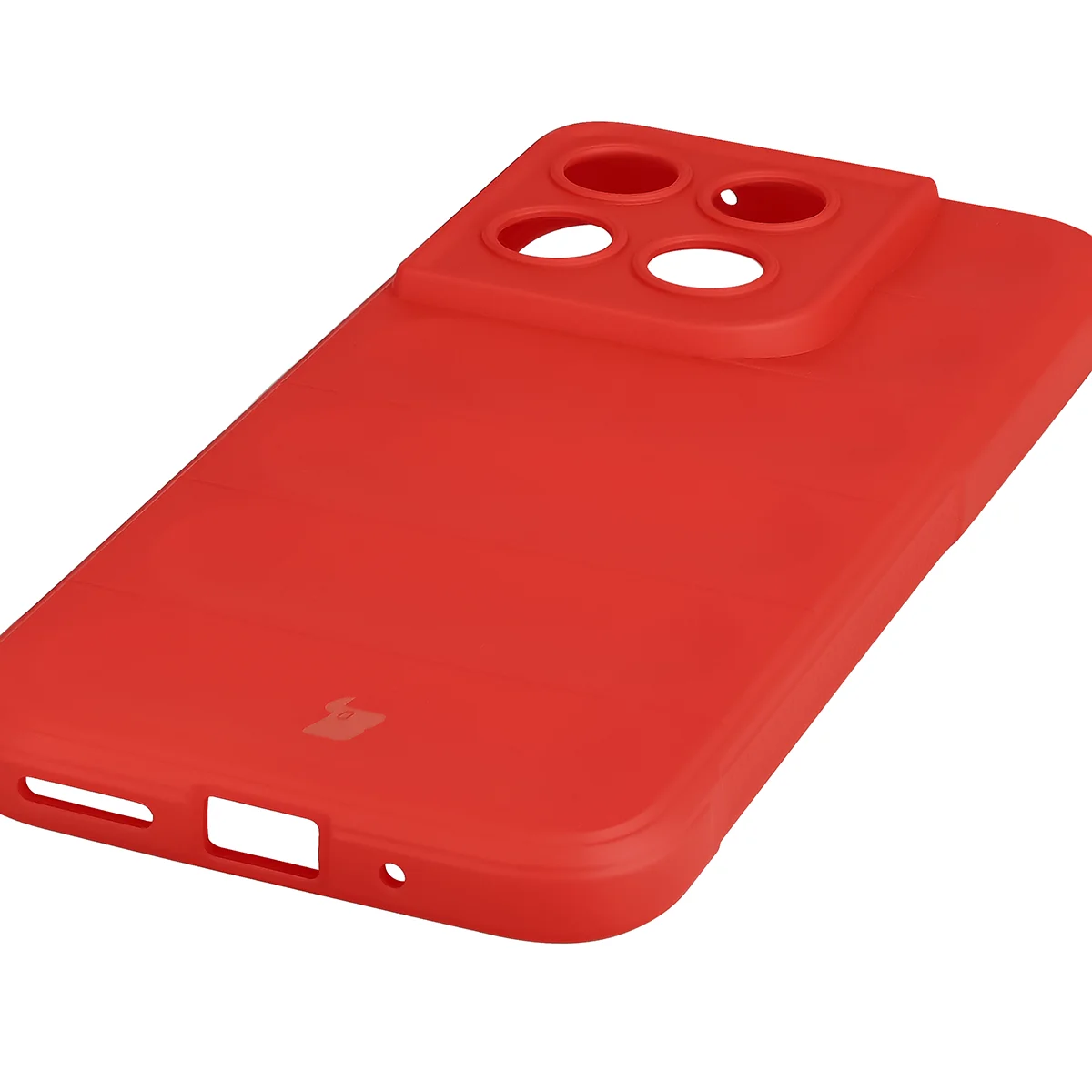 Precyzyjne wycięcia i kompatybilność z ładowaniem indukcyjnym w etui Bizon Case Tur do Motorola Moto G67 5G / G77 5G