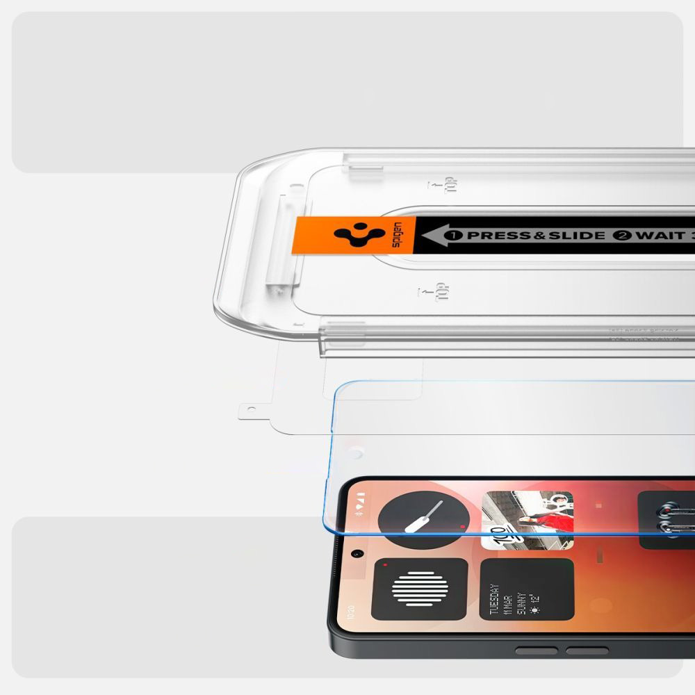 Szkło hartowane Spigen Glas.tR EZ Fit 1-Pack z ramką aplikacyjną do Nothing Phone 3a / 3a Pro