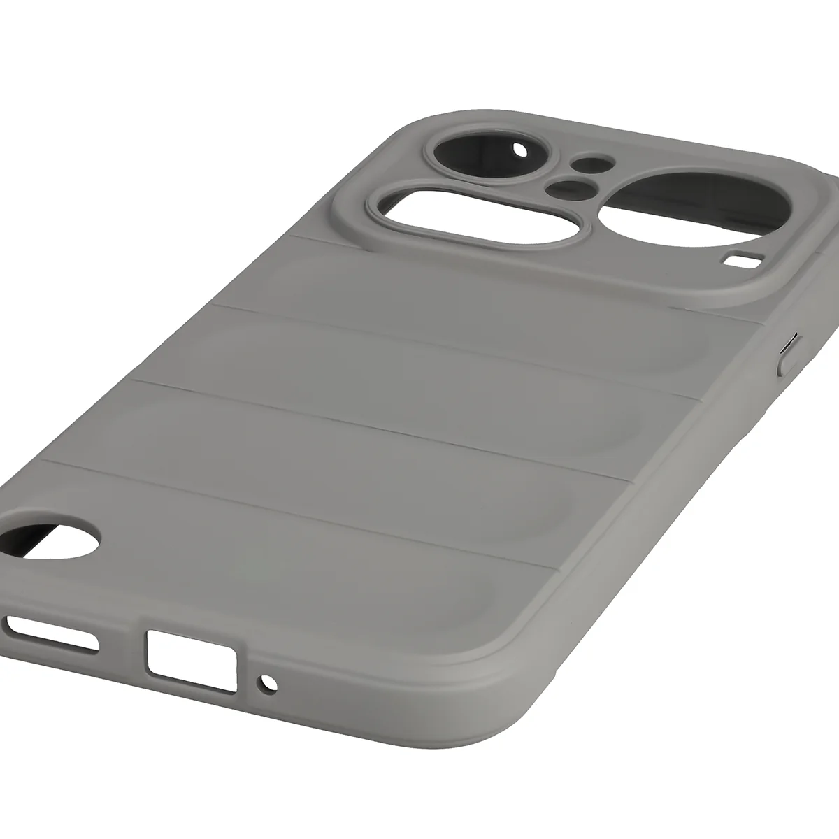Precyzyjne wycięcia i kompatybilność z ładowaniem indukcyjnym w etui Bizon Case Tur do Nothing Phone (4a) Pro