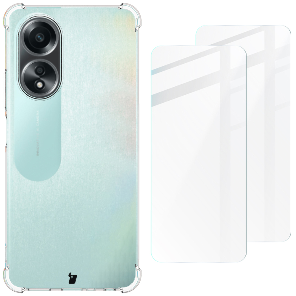 Hülle Bizon Case Clear + 2x Glas