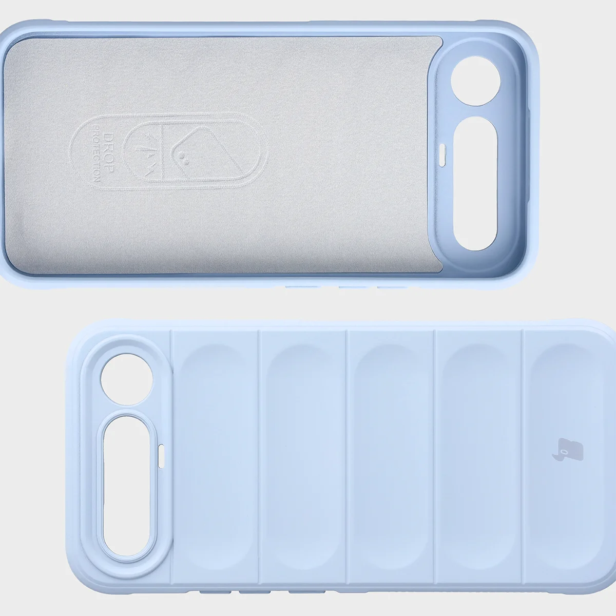 Wyściółka z mikrofibry, wyżłobienia na pleckach i wzmocnione narożniki w etui Bizon Case Tur do Realme 16 5G