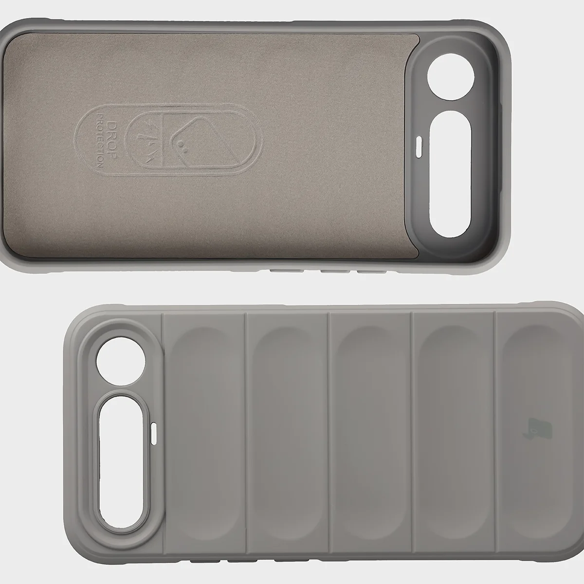Wyściółka z mikrofibry, wyżłobienia na pleckach i wzmocnione narożniki w etui Bizon Case Tur do Realme 16 5G