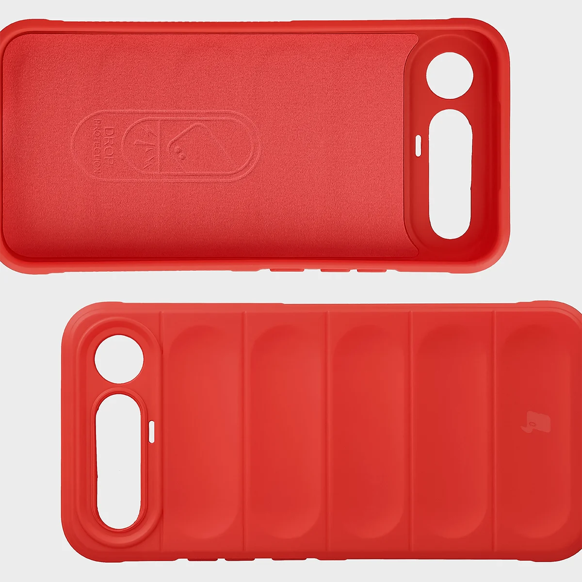 Wyściółka z mikrofibry, wyżłobienia na pleckach i wzmocnione narożniki w etui Bizon Case Tur do Realme 16 5G