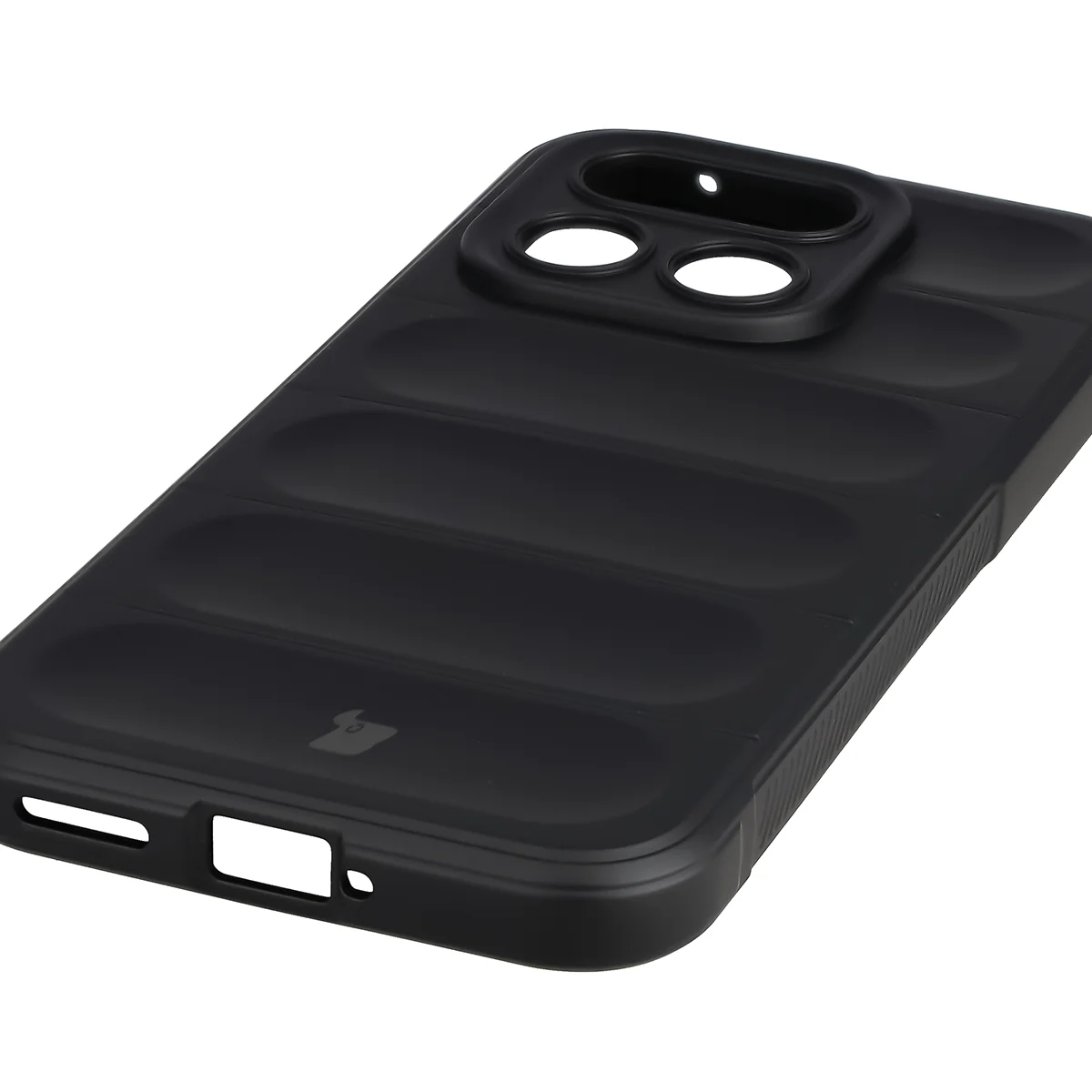 Precyzyjne wycięcia i kompatybilność z ładowaniem indukcyjnym w etui Bizon Case Tur do Realme 16 Pro 5G