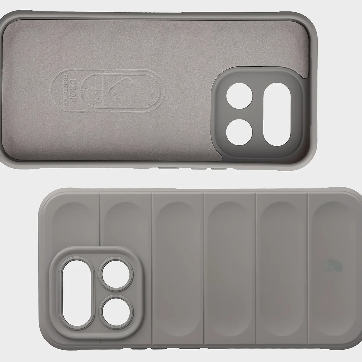 Wyściółka z mikrofibry, wyżłobienia na pleckach i wzmocnione narożniki w etui Bizon Case Tur do Realme 16 Pro 5G