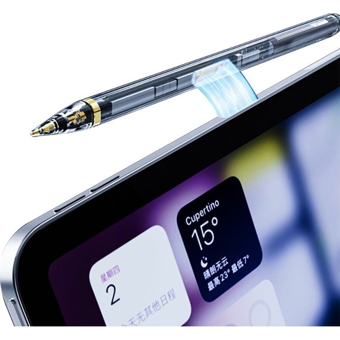 Rysik Tech-Protect Digital Magnetic Stylus Pen 4 dla iPad, czarno-transparentny