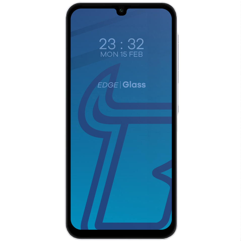 Gehärtetes Glas für Galaxy A15 4G / 5G, Bizon Glass Edge 2, schwarz