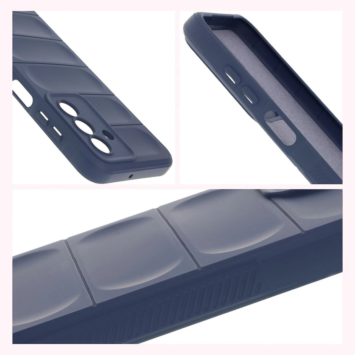 Podwyższone krawędzie i antypoślizgowa powierzchnia w etui Bizon Case Tur do Galaxy A17 5G / A26 5G