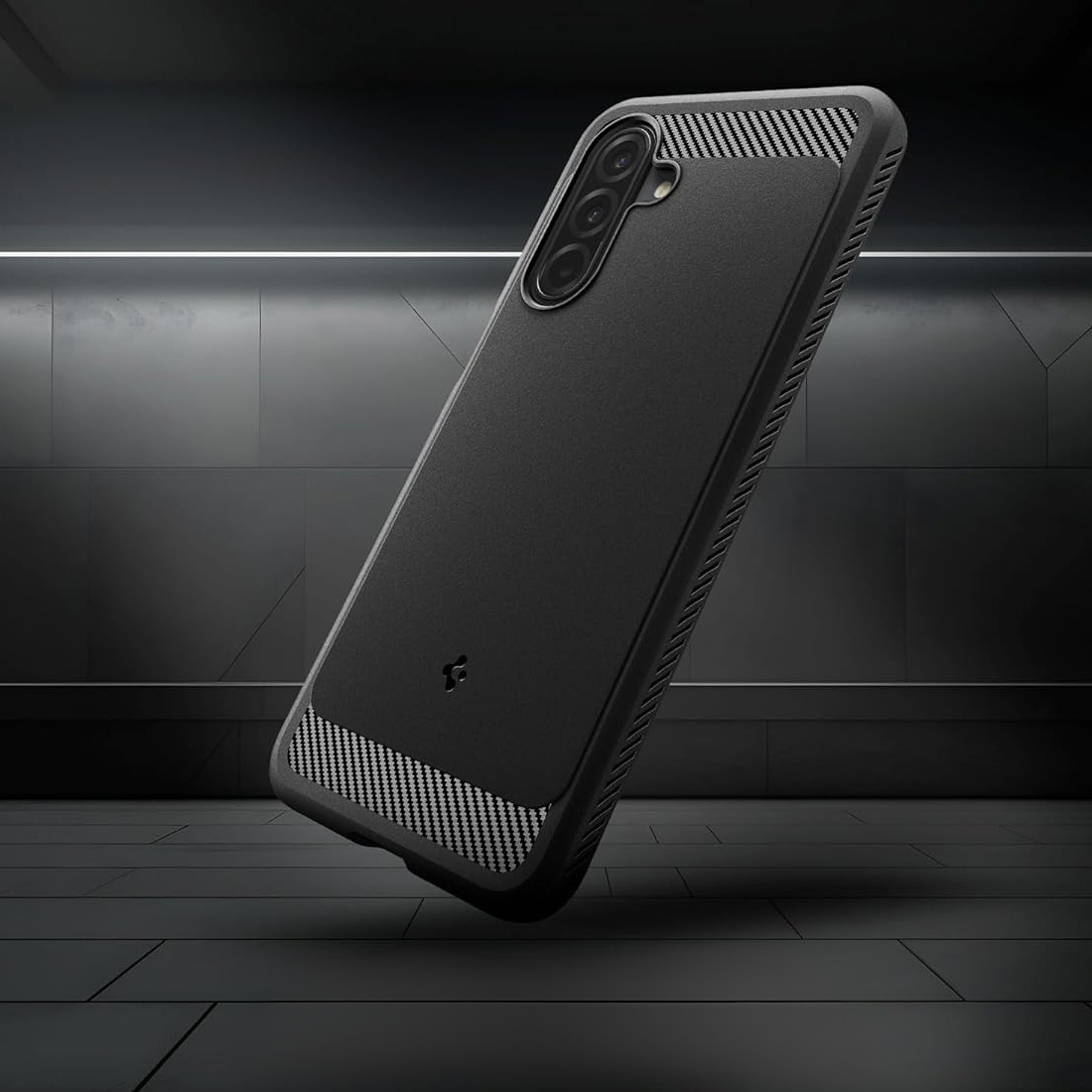 Etui Spigen Rugged Armor do Galaxy A17 4G / 5G, czarne