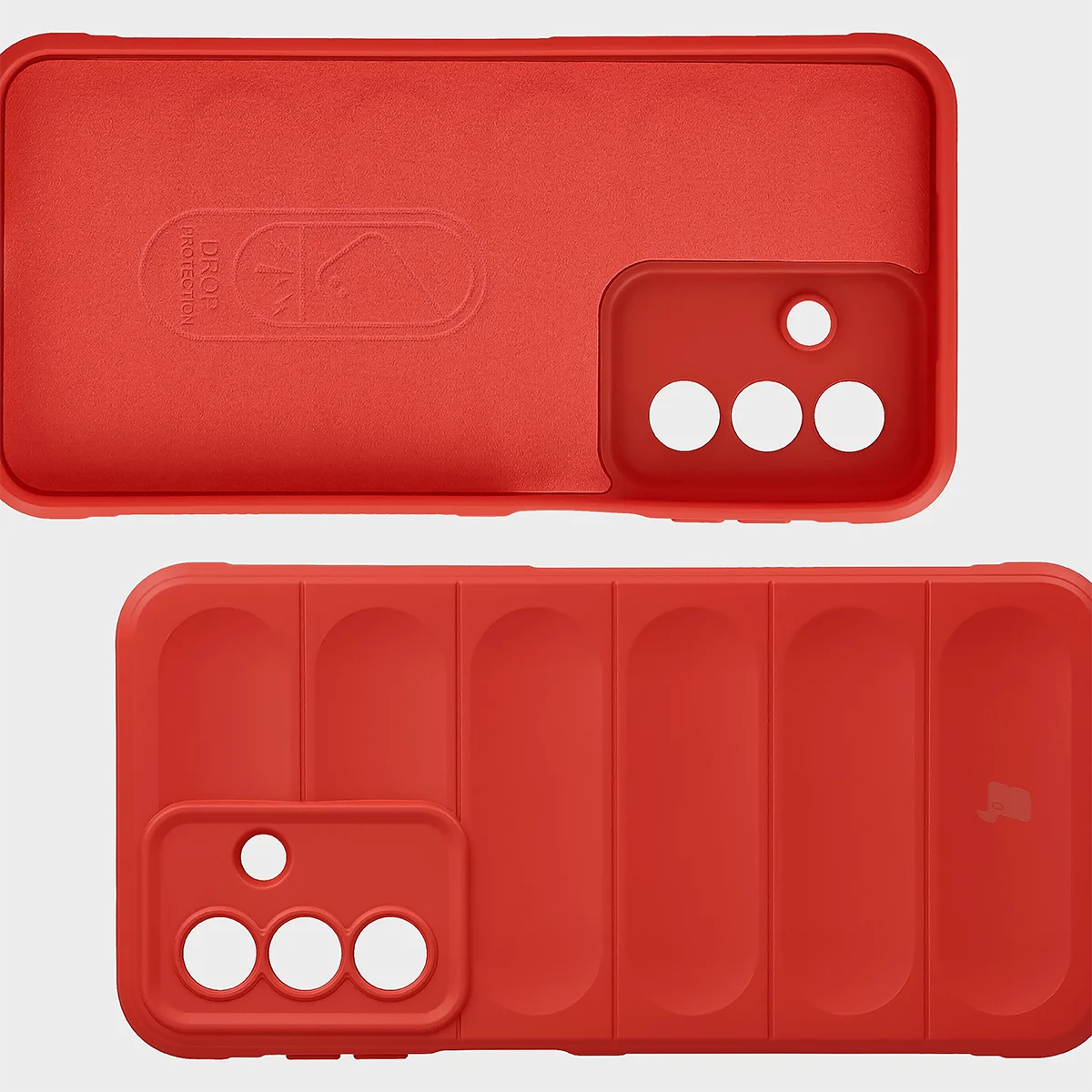 Wyściółka z mikrofibry, wyżłobienia na pleckach i wzmocnione narożniki w etui Bizon Case Tur do Samsung Galaxy A27 5G