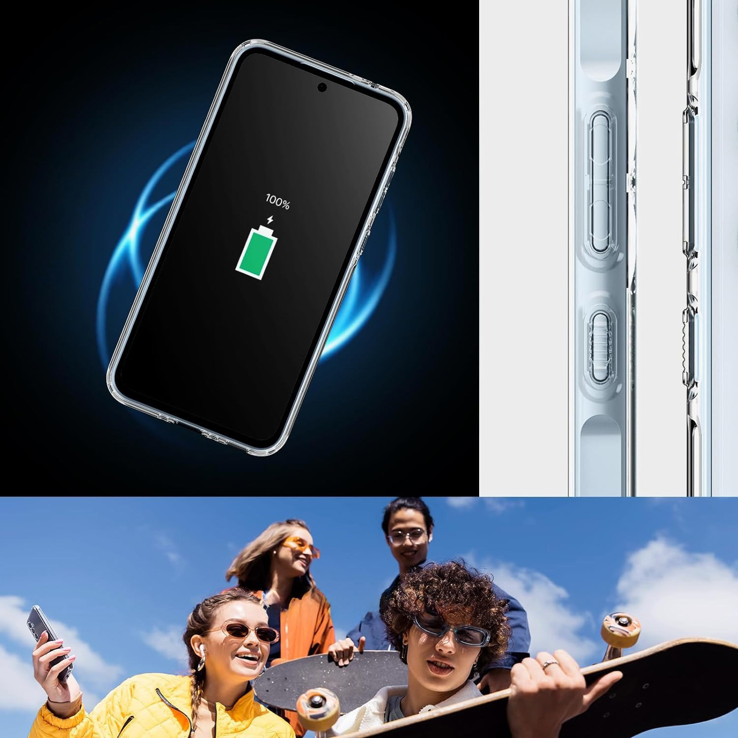 Schutzhülle Spigen Ultra Hybrid für Galaxy A35 5G, Transparent