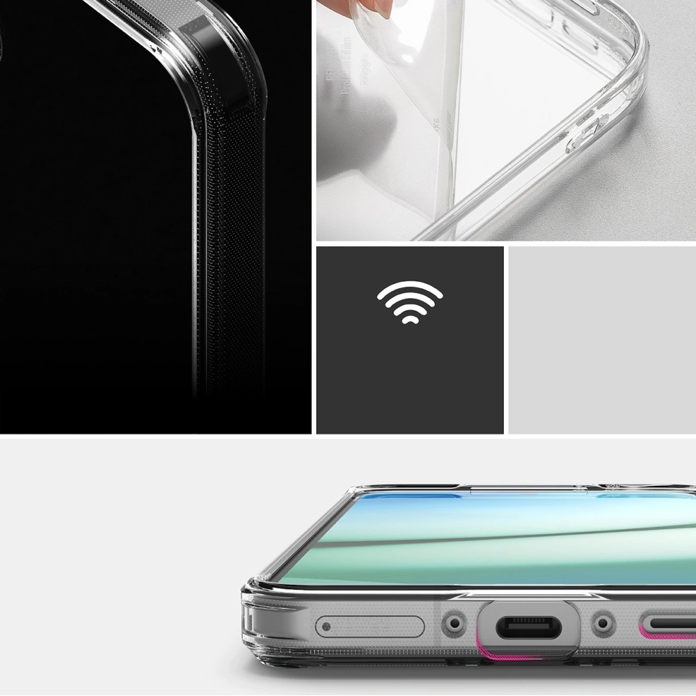 Etui Ringke Fusion do Samsung Galaxy A36 5G<<br>Samsung Galaxy A56 5G, przezroczyste