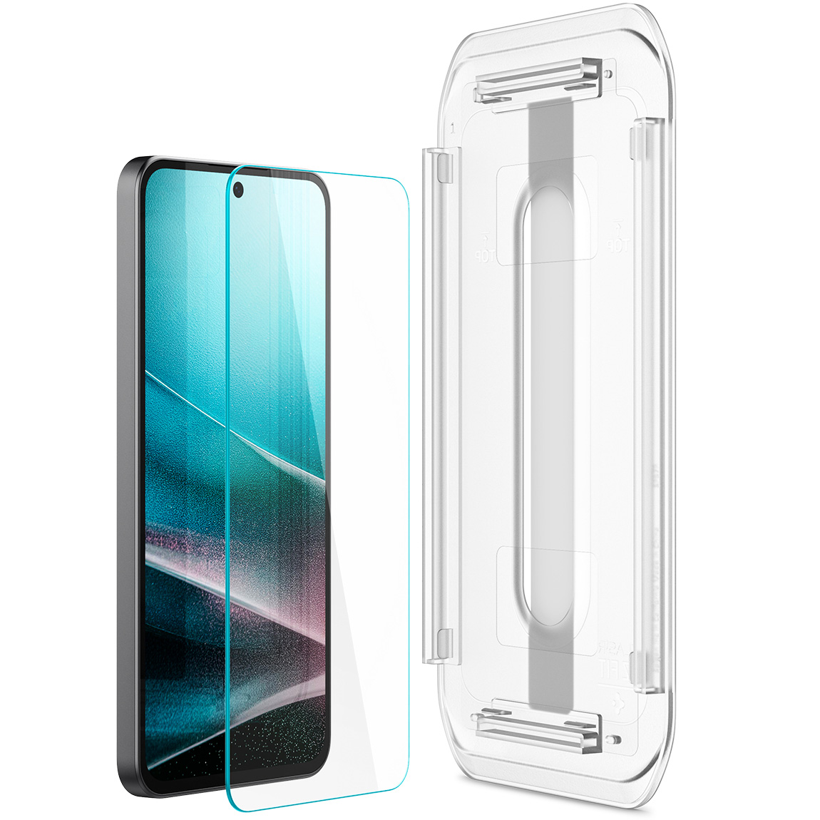 Szkło hartowane Spigen Glas.tR EZ Fit 2-Pack z ramką aplikacyjną do Galaxy A36 5G