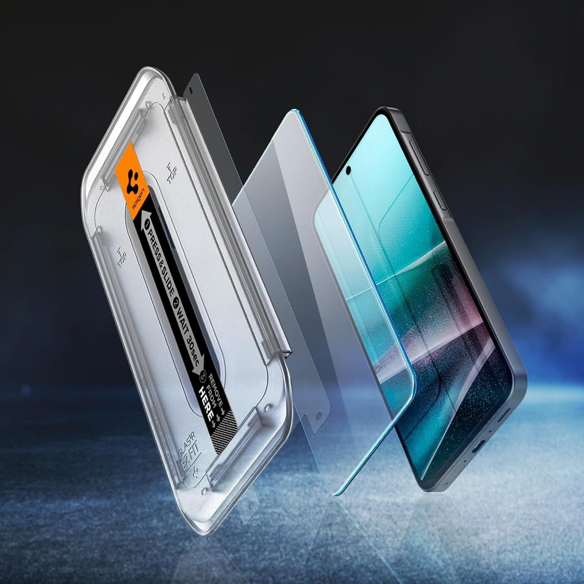 Szkło hartowane Spigen Glas.tR EZ Fit 2-Pack z ramką aplikacyjną do Galaxy A36 5G
