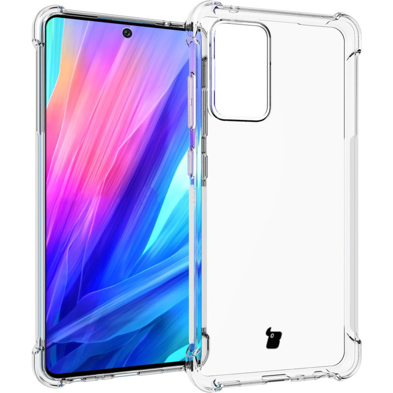 Elastyczne etui + 2 szkła + szkło na obiektyw, Bizon Case Clear Pack, przezroczyste