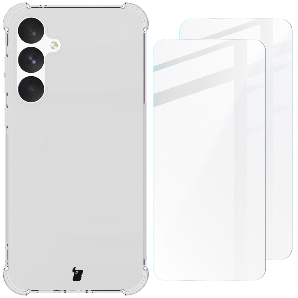 Hülle Bizon Case Clear + 2x Glas