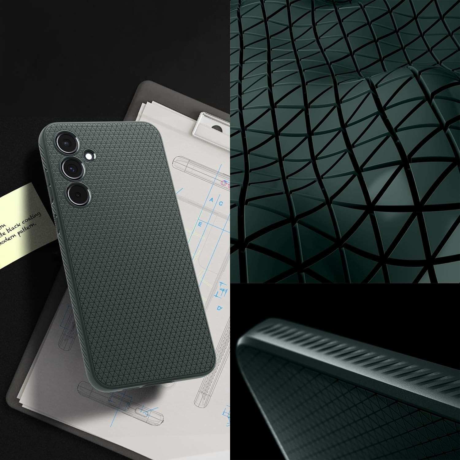 Schutzhülle Spigen Liquid Air für Galaxy A55 5G, Grün