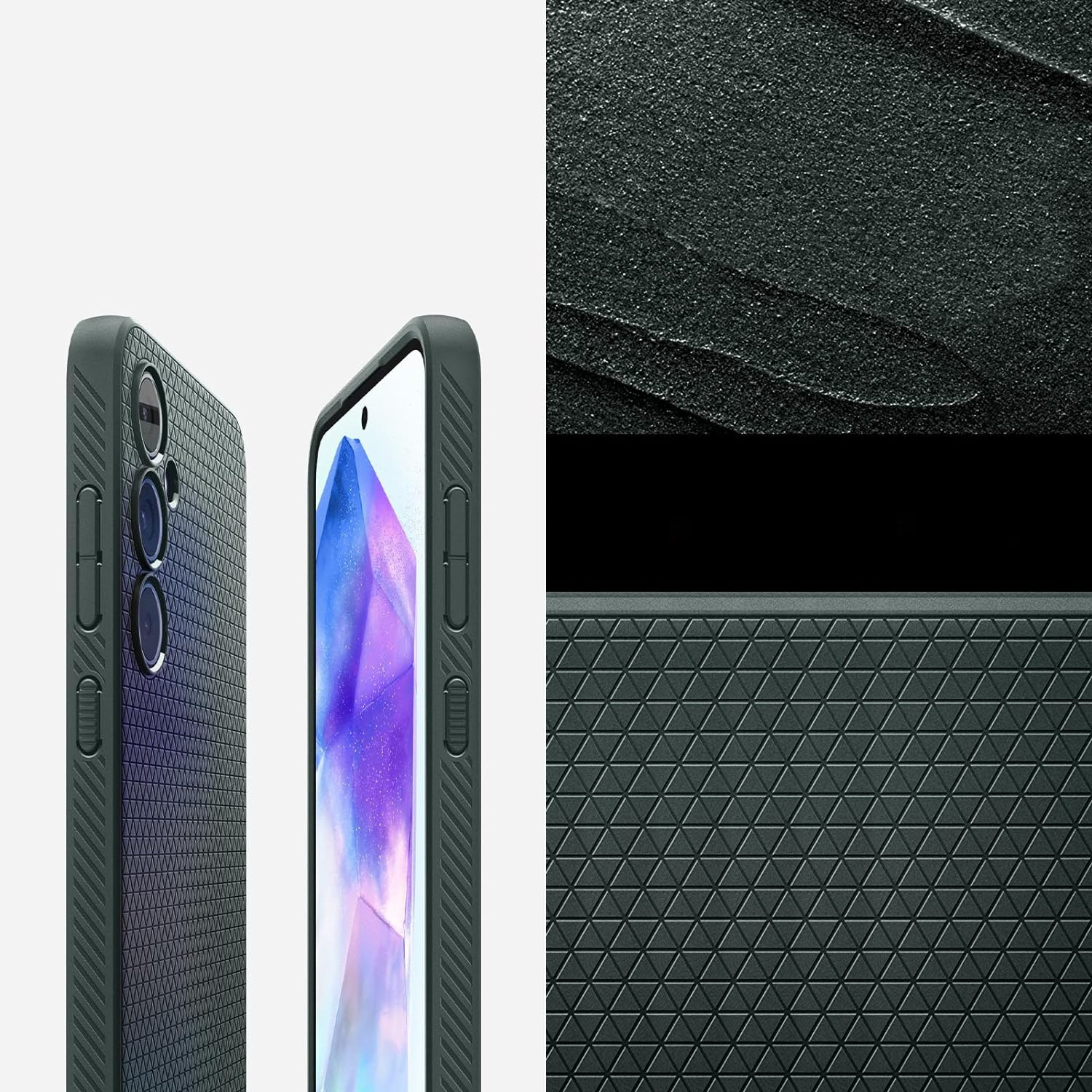 Schutzhülle Spigen Liquid Air für Galaxy A55 5G, Grün