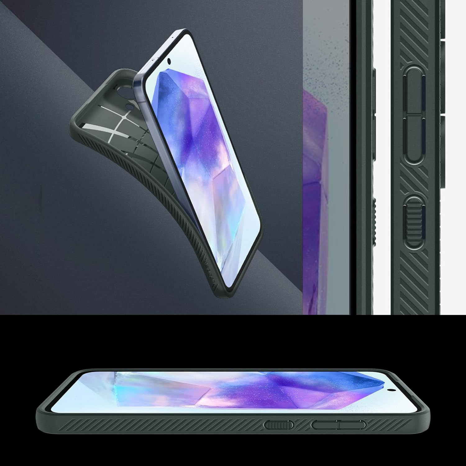 Schutzhülle Spigen Liquid Air für Galaxy A55 5G, Grün