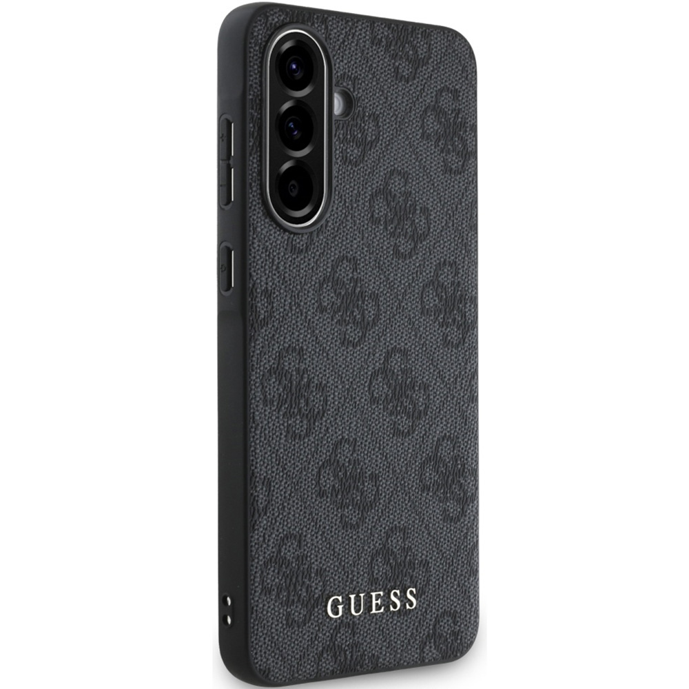 Etui Guess Hardcase 4G Metal Gold Logo do Samsung Galaxy A56 5G, czarne.
