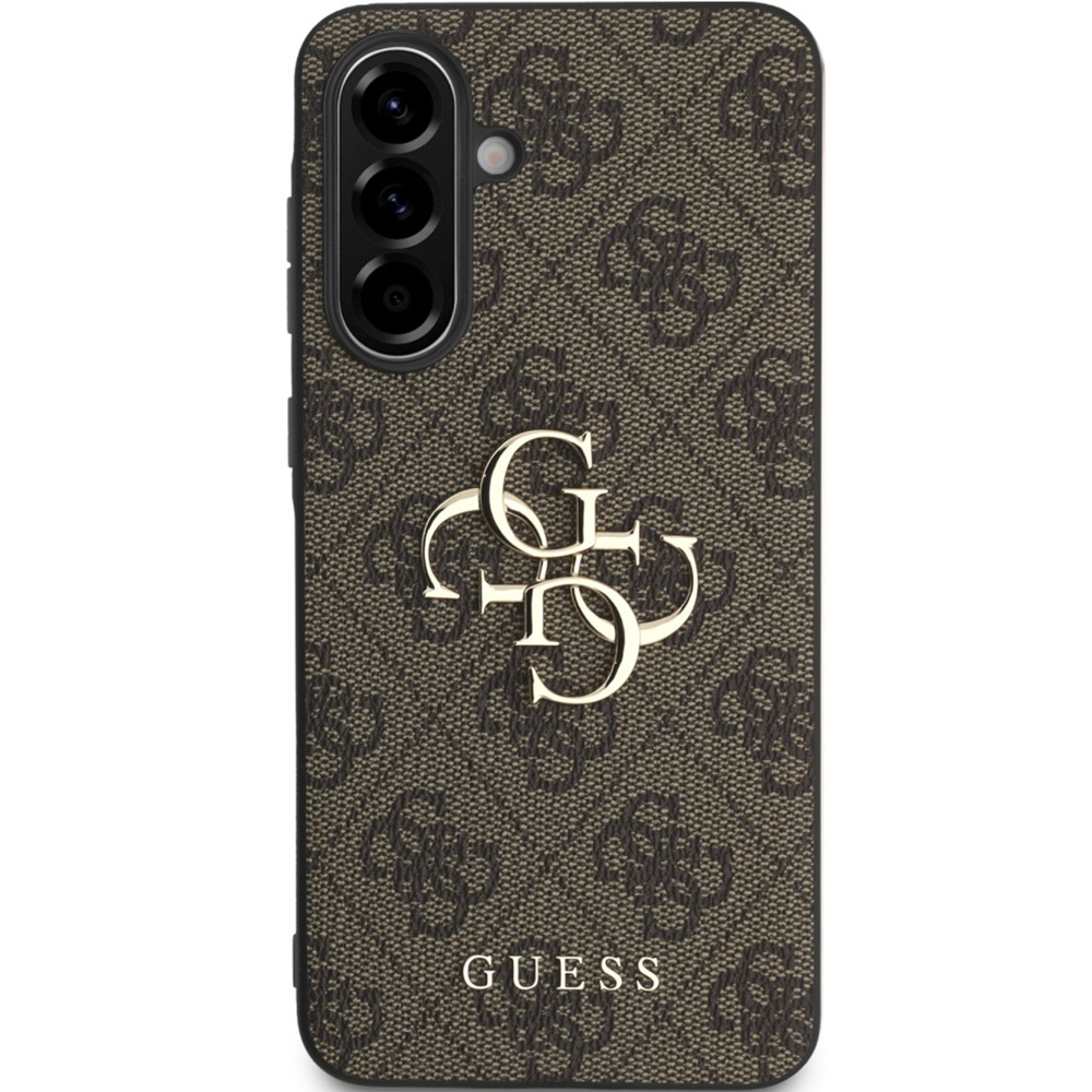 Oryginalne i ekskluzywne etui 4G Big Logo od marki Guess do Samsung Galaxy A56 5G, brązowe