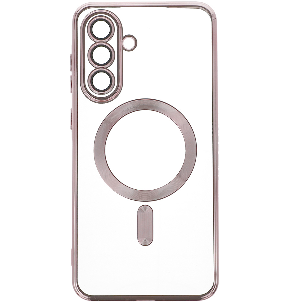 Etui Tech-Protect MagFlex do Samsung Galaxy A56 5G, kompatybilne z MagSafe przezroczysto-różowe