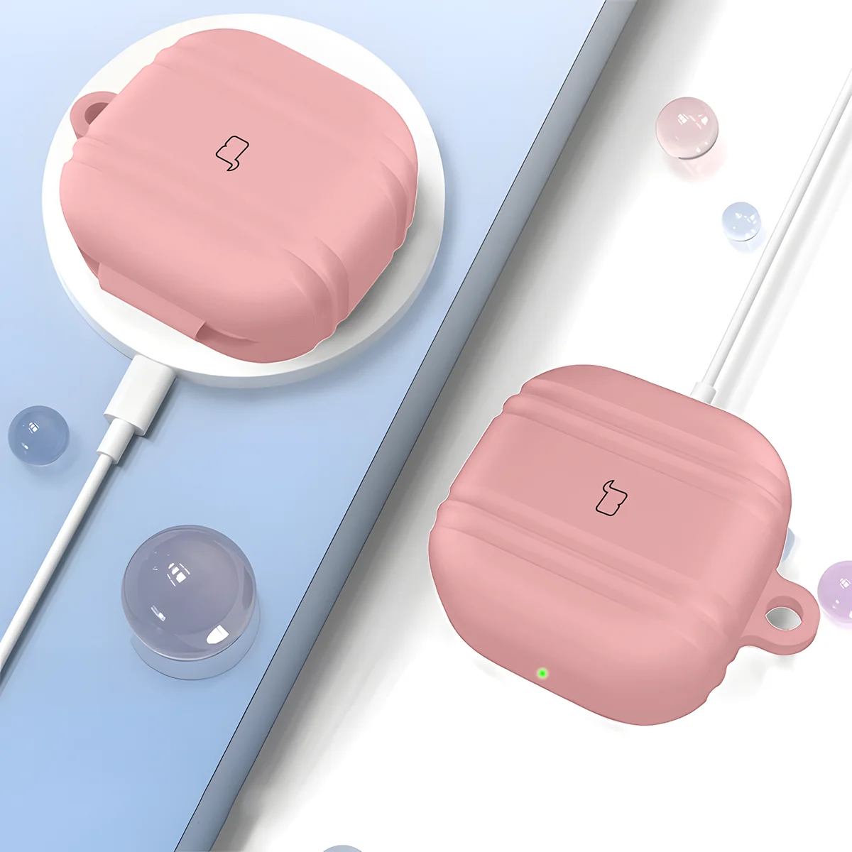 Silikonowa konstrukcja etui Bizon Case Headphone Silicone