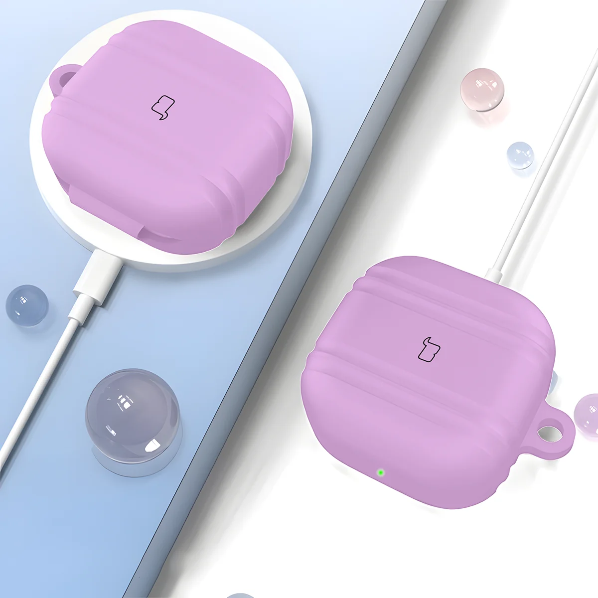 Silikonowa konstrukcja etui Bizon Case Headphone Silicone