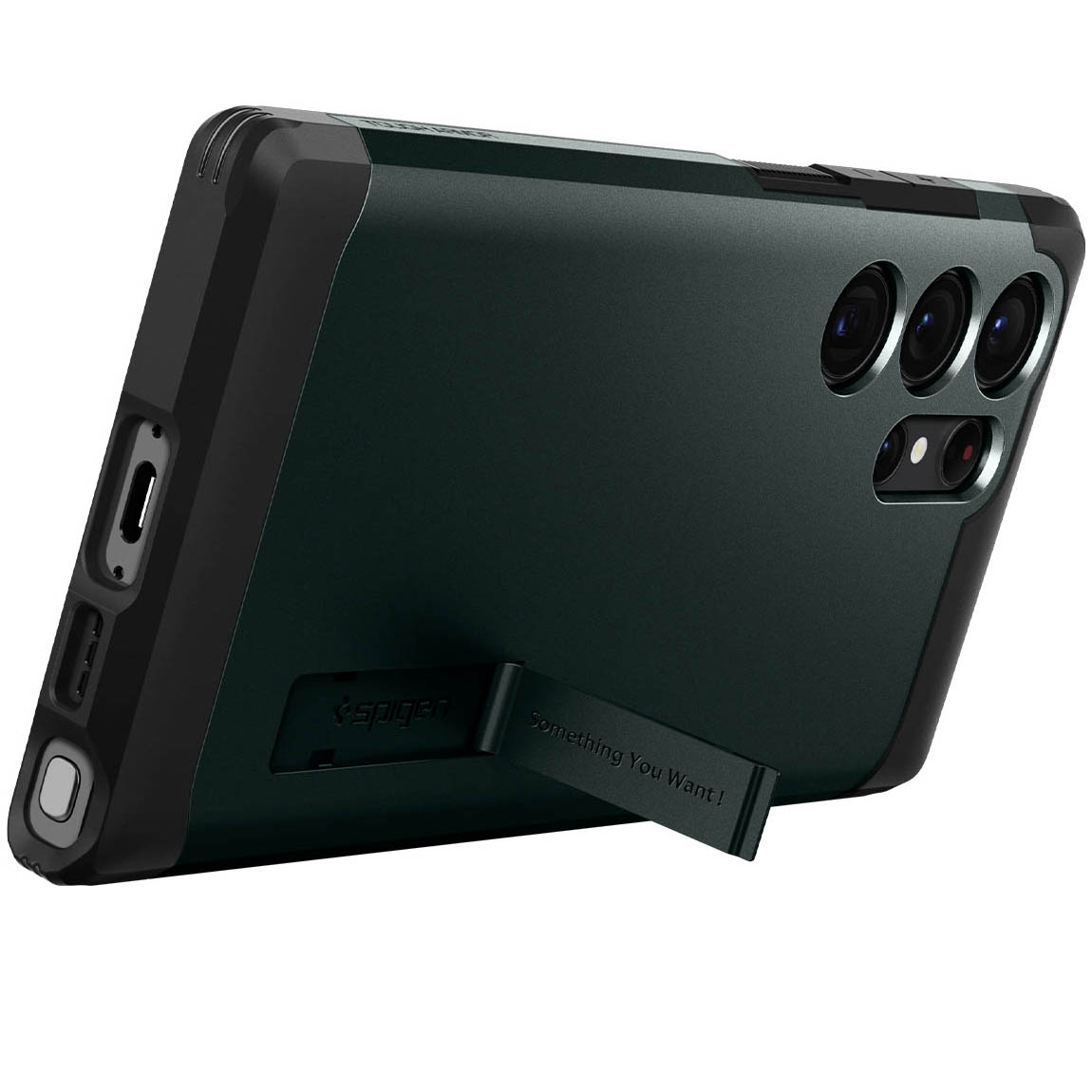 Originale Hülle von Spigen aus der Serie Tough Armor für Galaxy S23 Ultra