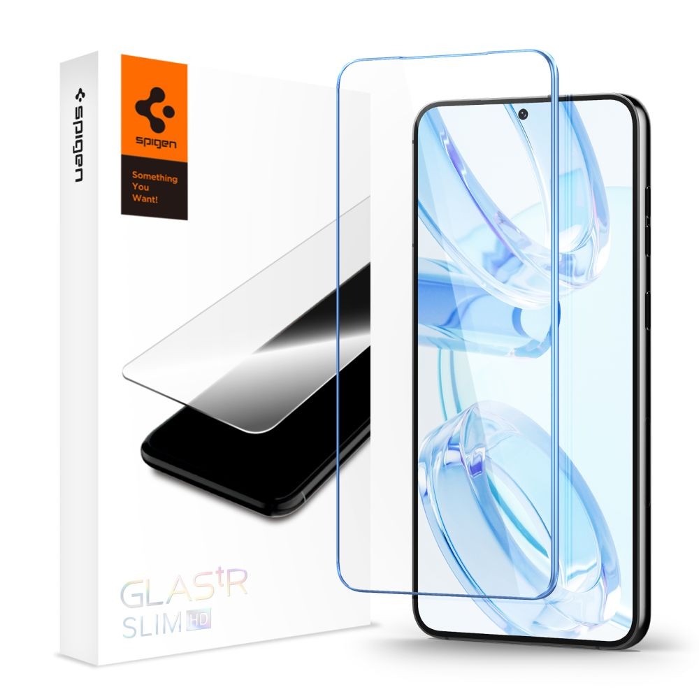 Gehärtetes Glas für die Schutzhülle Spigen Glas.tR Slim 1-Pack für Galaxy S23