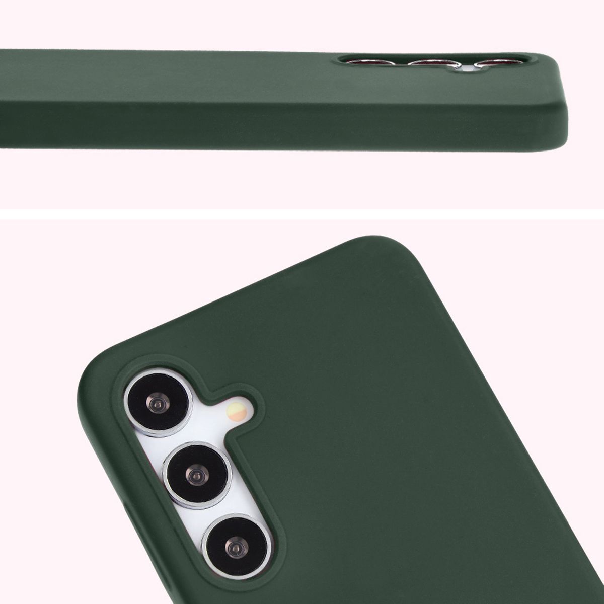 Zbliżenie na wycięcie na obiektywy w etui Bizon Soft Case