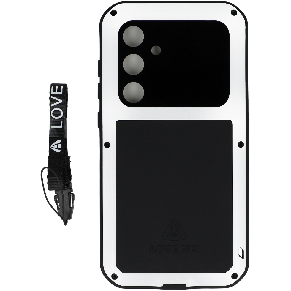 Etui Pancerne + szkło LOVE MEI Powerful do Samsung Galaxy S24 Plus, [kolor-producenta]
