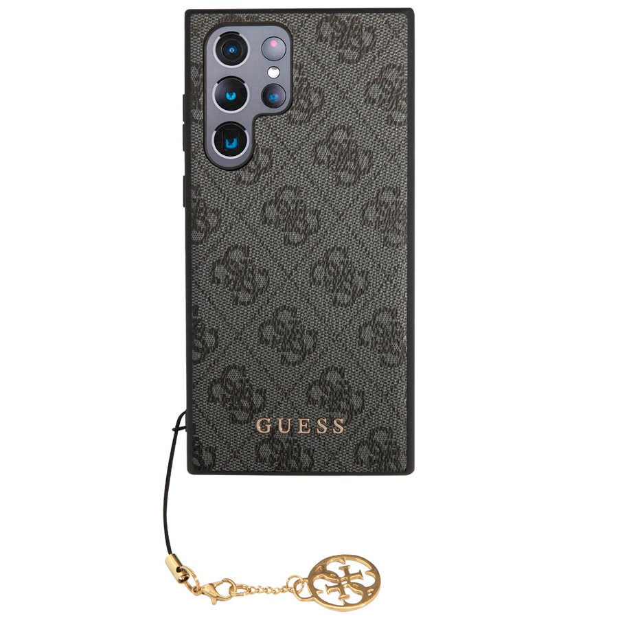 Etui Guess 4G Charms Collection do Samsung Galaxy S24 Ultra, czarne