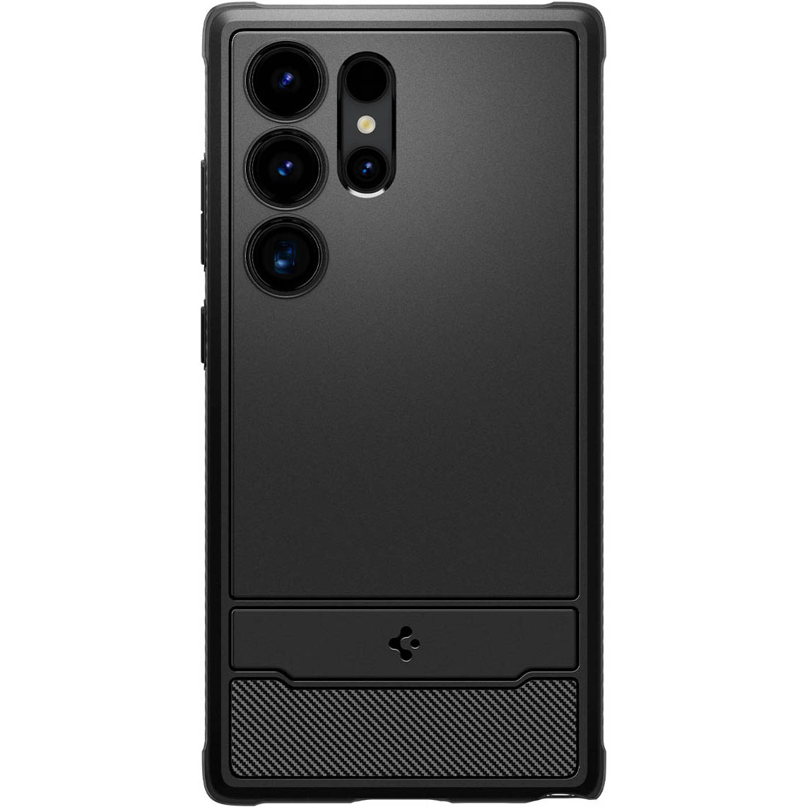 Schutzhülle Spigen Rugged Armor für Galaxy S24 Ultra, Schwarz
