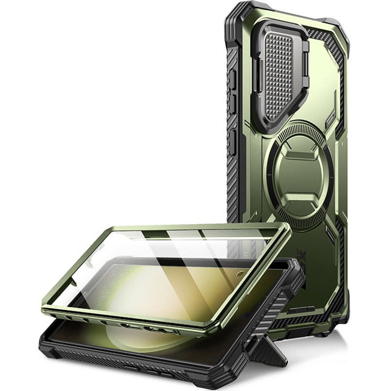 Schutzhülle Supcase i-Blason Armorbox Mag für Galaxy S24 Ultra, Grün