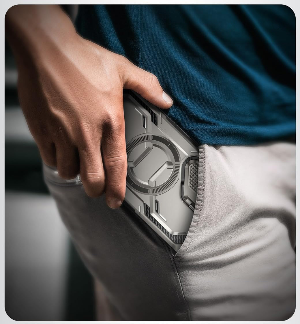 Schutzhülle Supcase i-Blason Armorbox Mag für Galaxy S24 Ultra, Grau