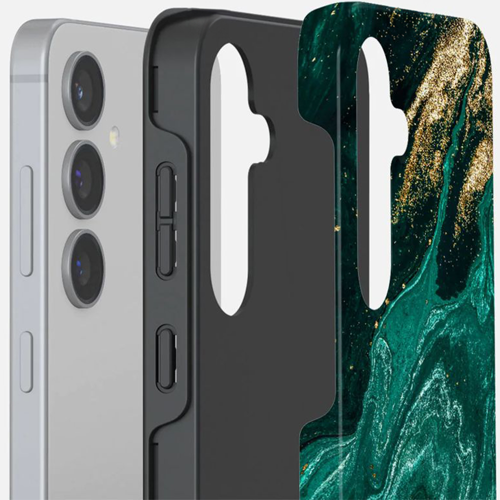 Schutzhülle Burga Emerald Pool Tough für Samsung Galaxy S24, Grün