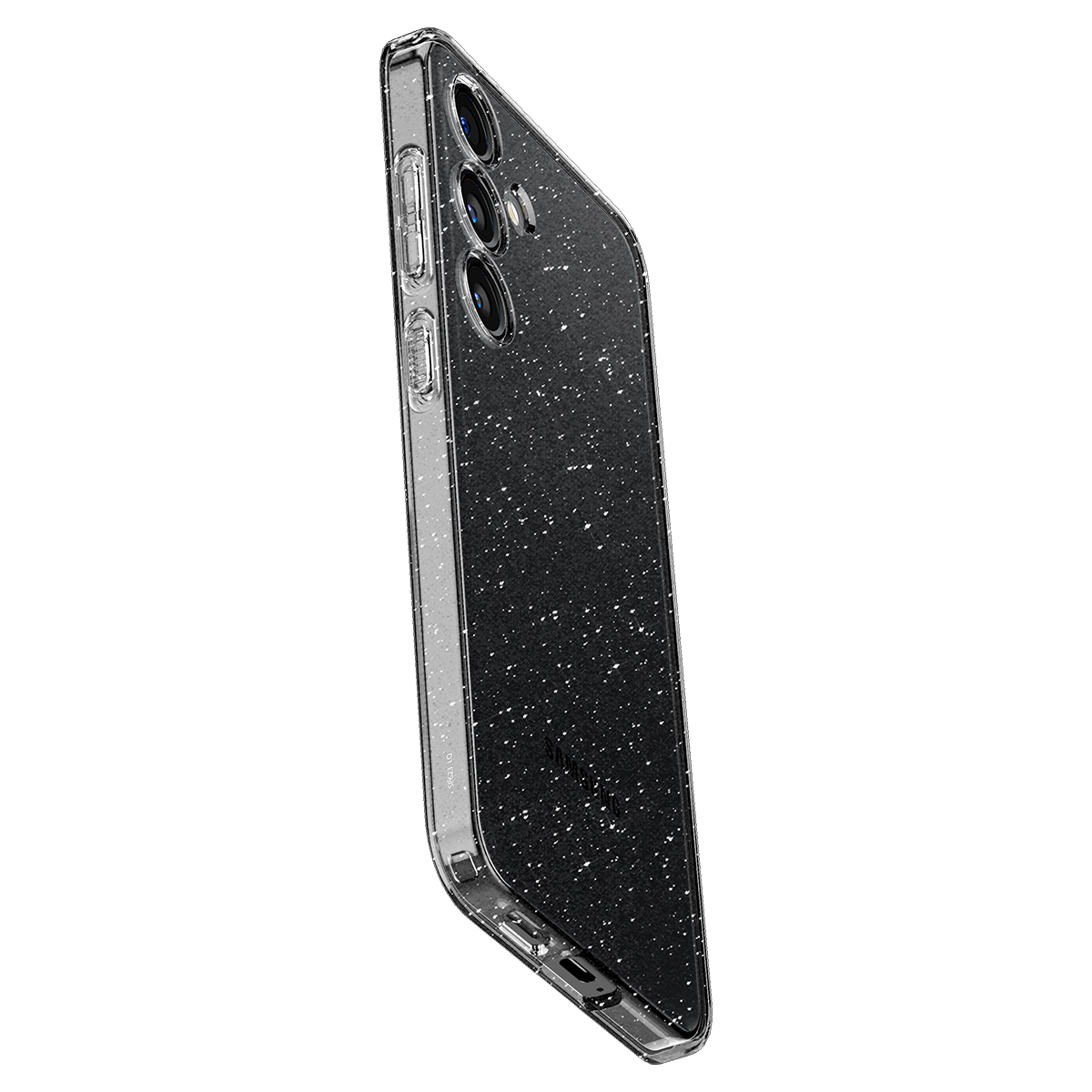 Schutzhülle Spigen Liquid Crystal Glitter für Galaxy S24, Transparent mit Glitzer