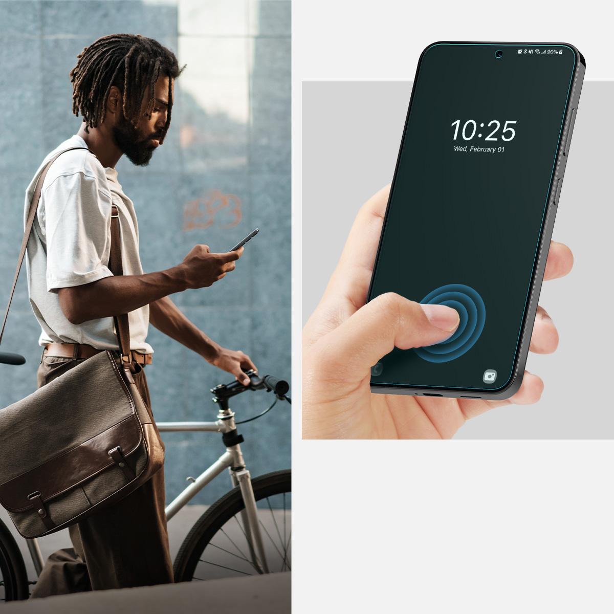 Flexible Folie Spigen Neo Flex Solid 2-Pack für Galaxy S24